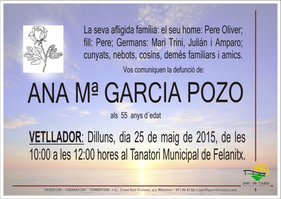 ANA Mª  GARCIA POZO