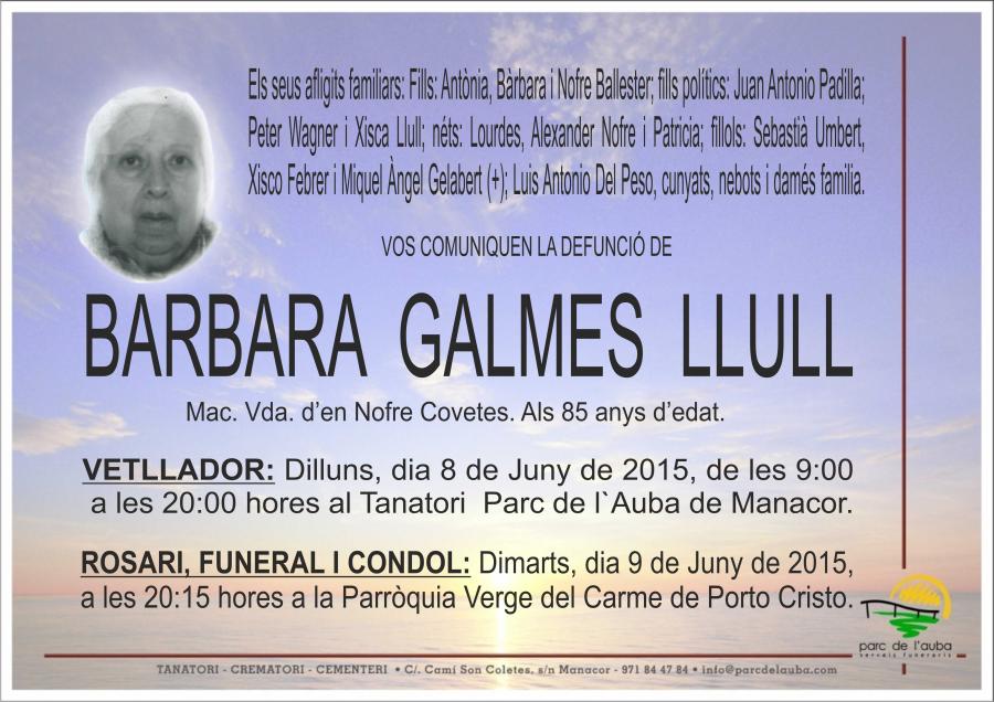 BARBARA GALMES LLULL