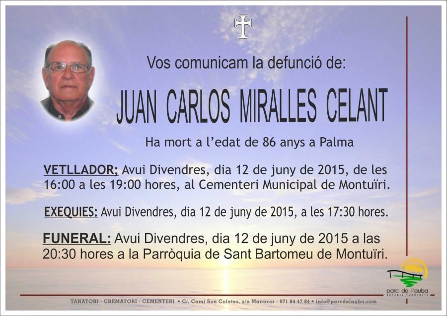 JUAN CARLOS MIRALLES CELANT