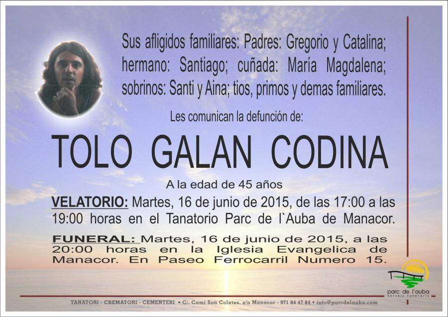 TOLO GALAN CODINA