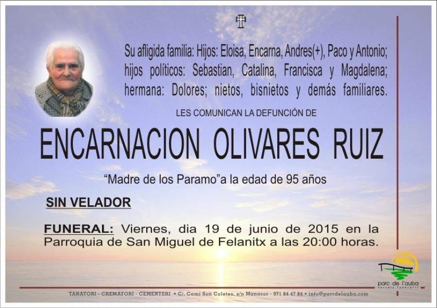 ENCARNACION OLIVARES RUIZ