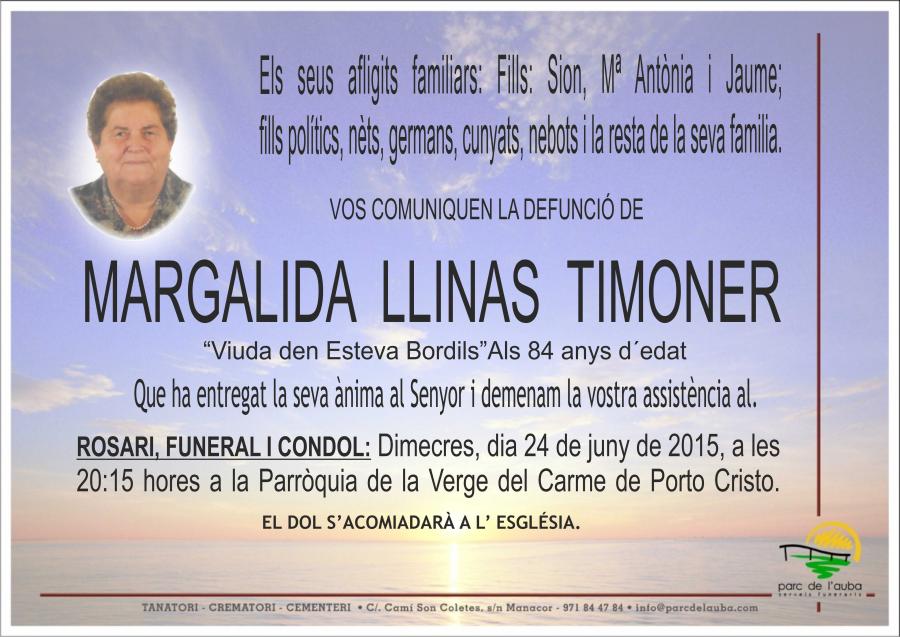 MARGALIDA LLINAS TIMONER