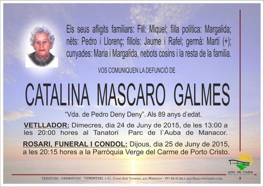CATALINA MASCARO GALMES