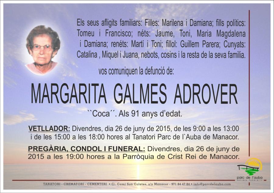 MARGARITA GALMES ADROVER