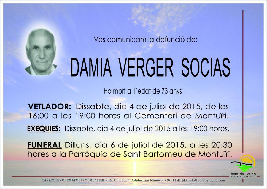 DAMIA VERGER SOCIAS