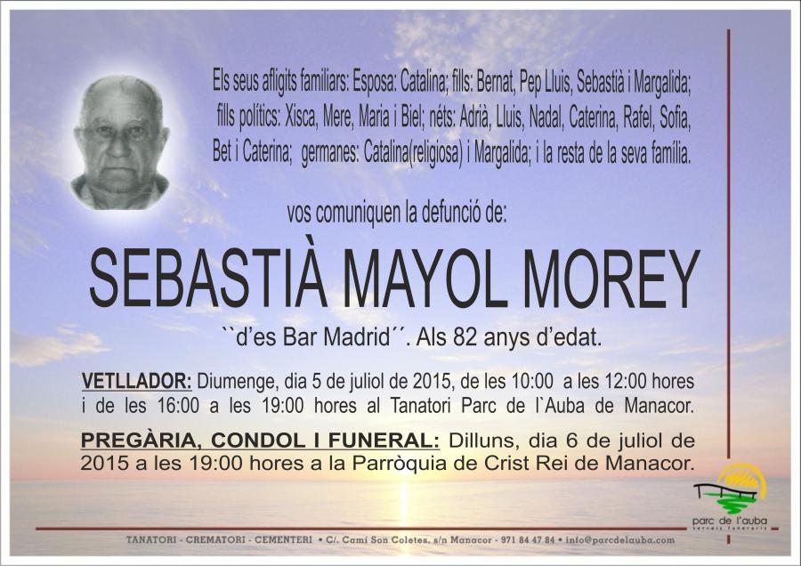 SEBASTIA  MAYOL MOREY