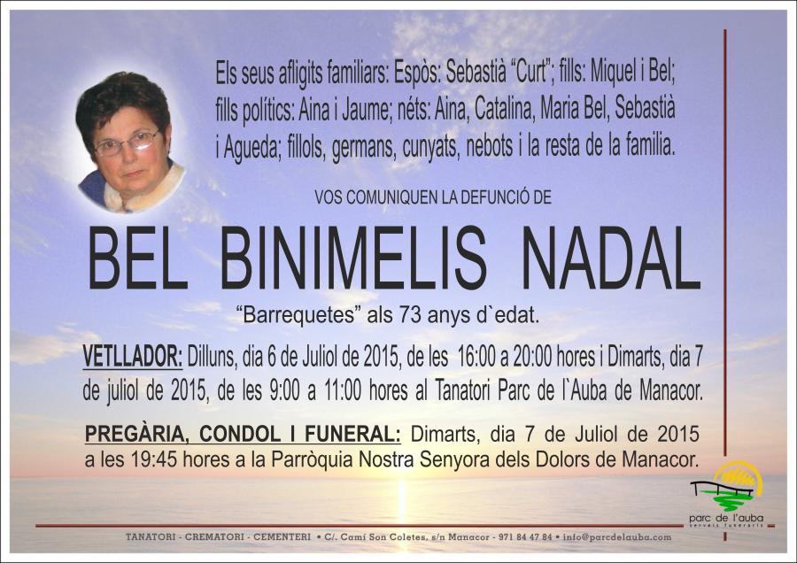 BEL BINIMELIS NADAL