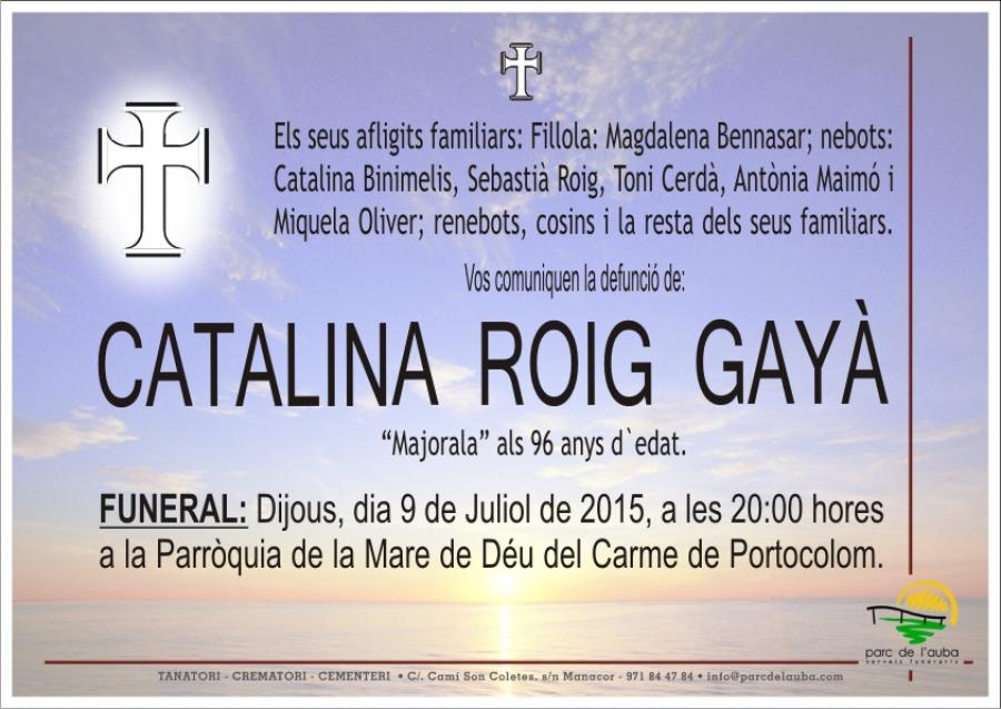 CATALINA ROIG GAYÀ