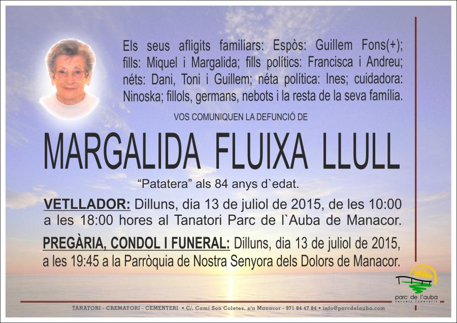 MARGALIDA FLUIXA LLULL