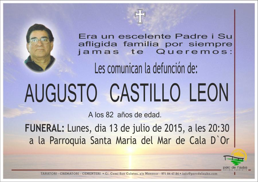AUGUSTO  CASTILLO LEON