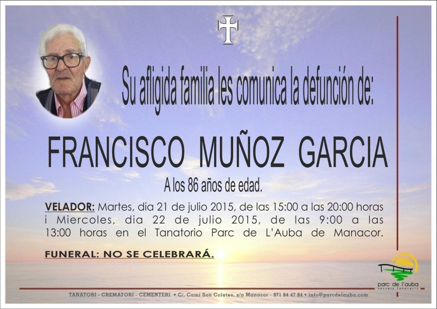 FRANCISCO MUÑOZ GARCIA