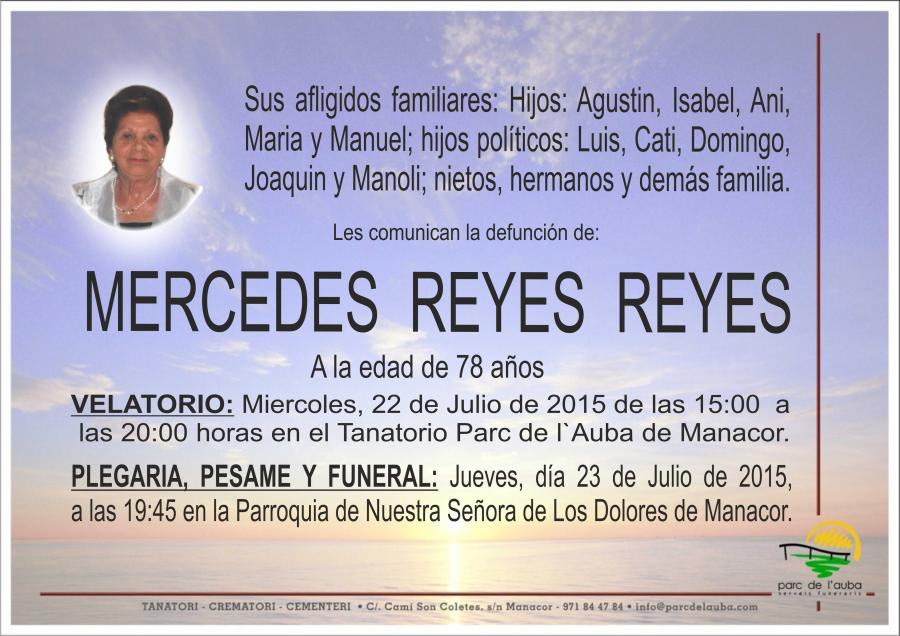 MERCEDES REYES REYES