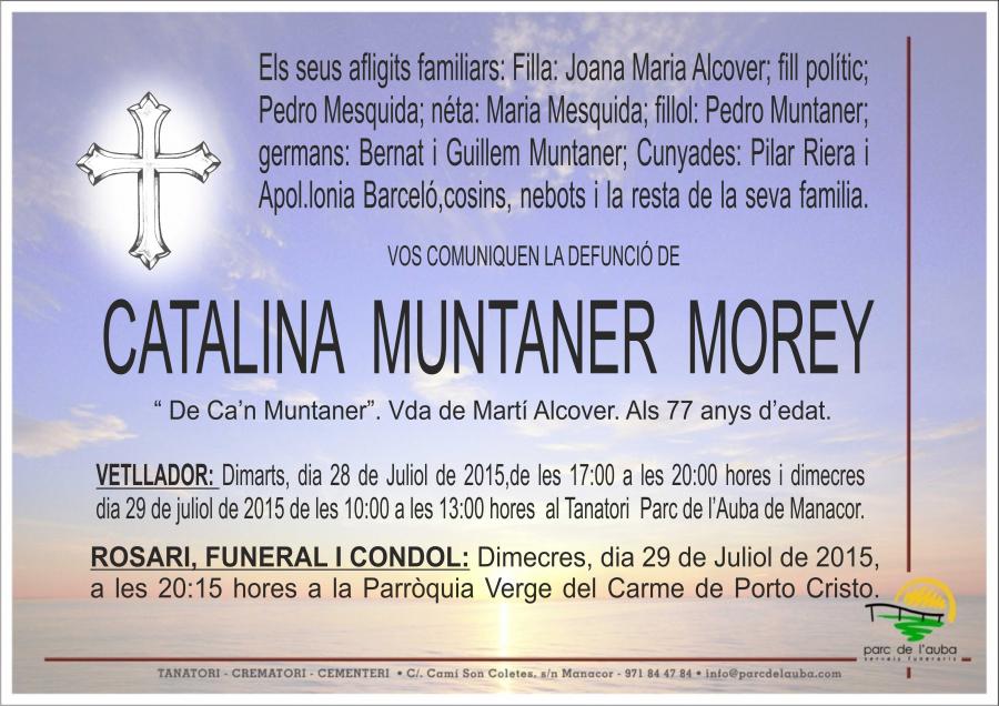 CATALINA MUNTANER MOREY