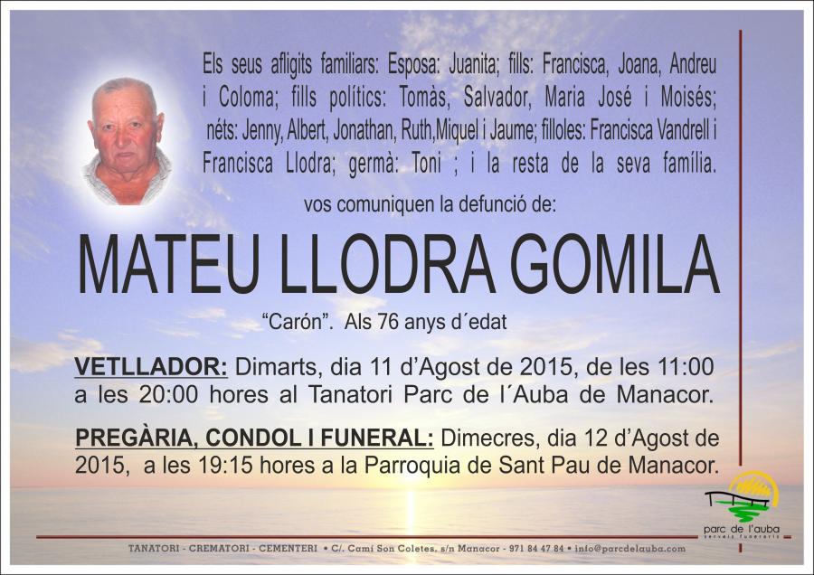 MATEU LLODRA GOMILA