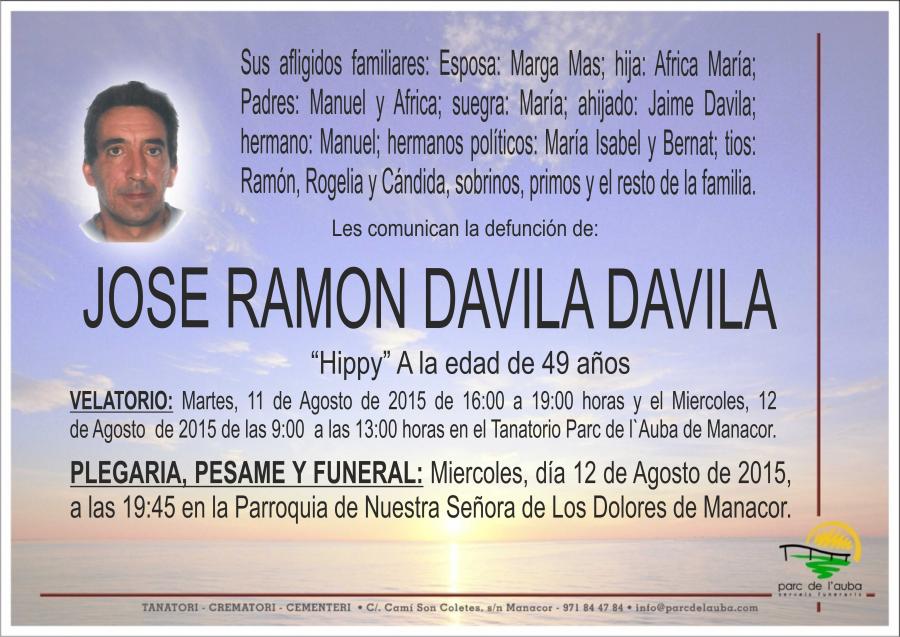 JOSE RAMON DAVILA DAVILA