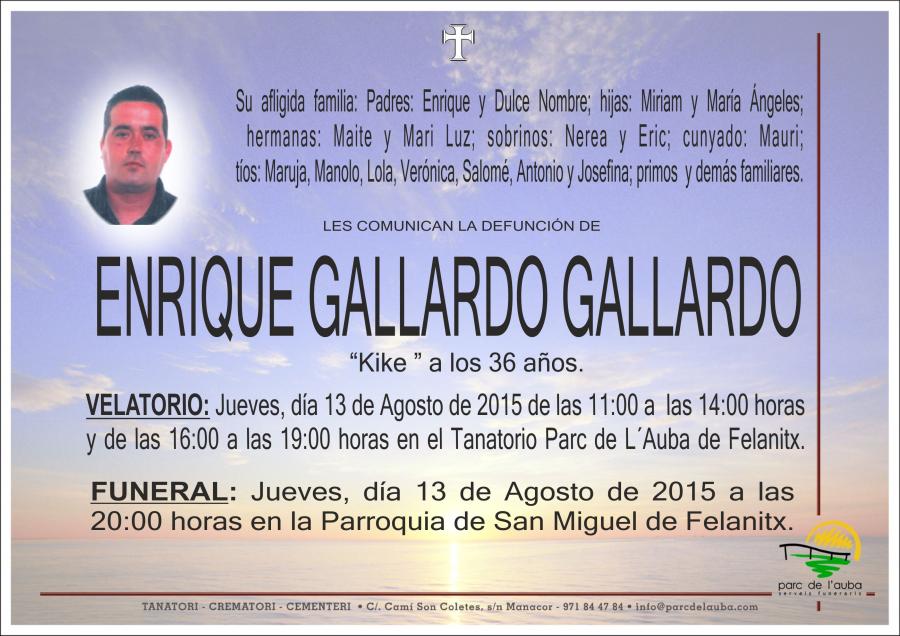 ENRIQUE GALLARDO GALLARDO