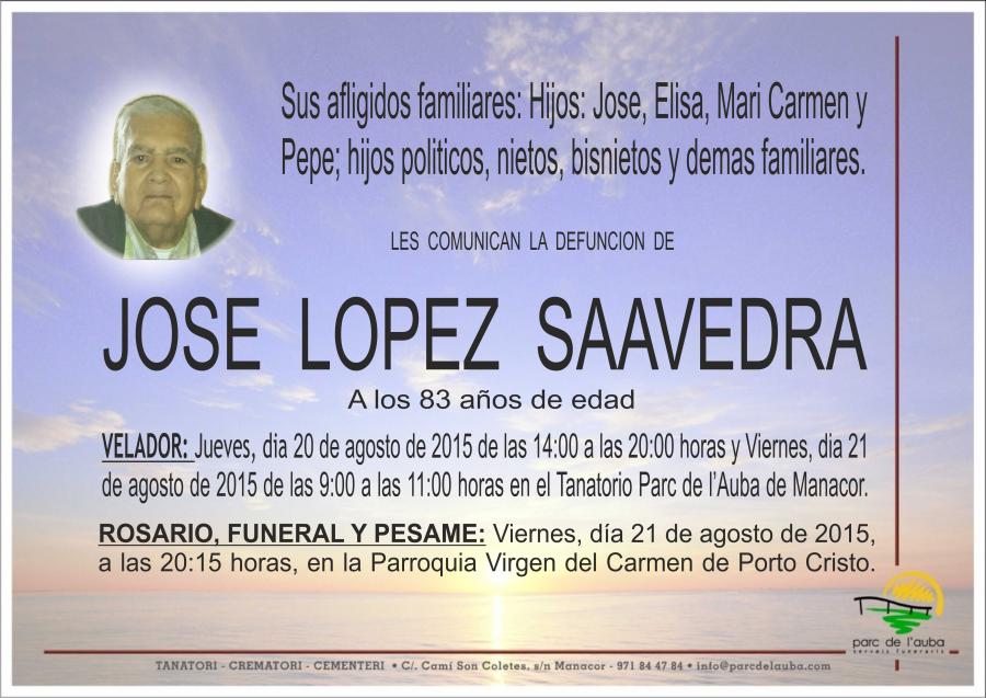 JOSE LOPEZ SAAVEDRA