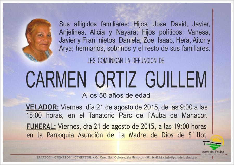 CARMEN ORTIZ GUILLEM