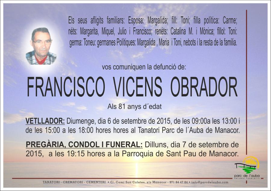 FRANCISCO VICENS OBRADOR