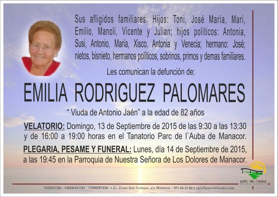 EMILIA RODRIGUEZ PALOMARES