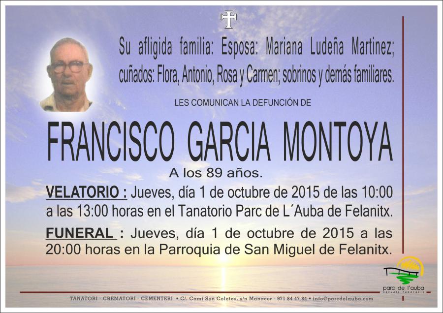 FRANCISCO GARCIA MONTOYA