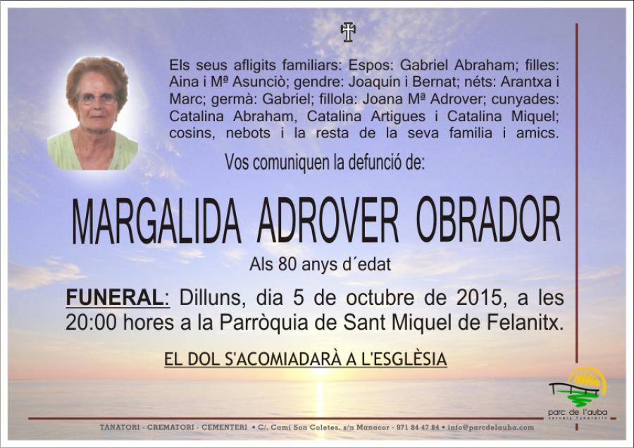 MARGALIDA ADROVER OBRADOR