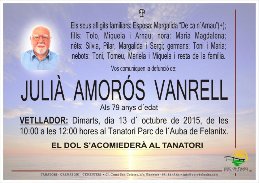 JULIÀ AMORÓS VANRELL