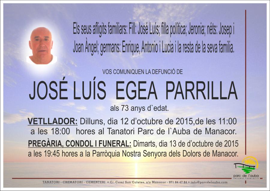 JOSÉ LUÍS EGEA PARRILA