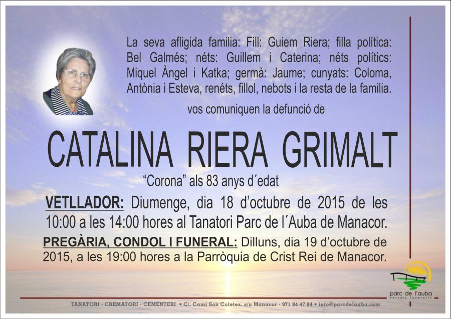 CATALINA RIERA GRIMALT