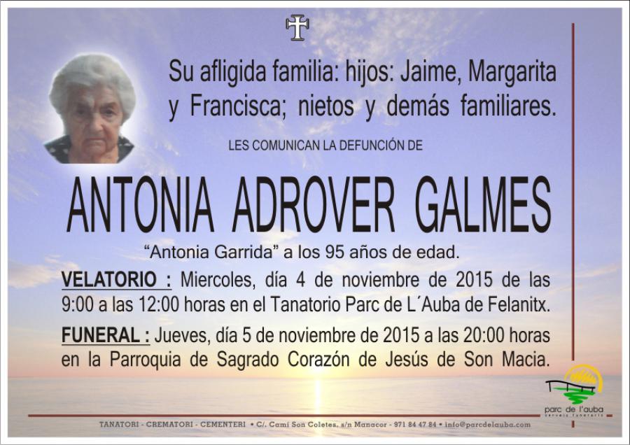 ANTONIA ADROVER GALMES