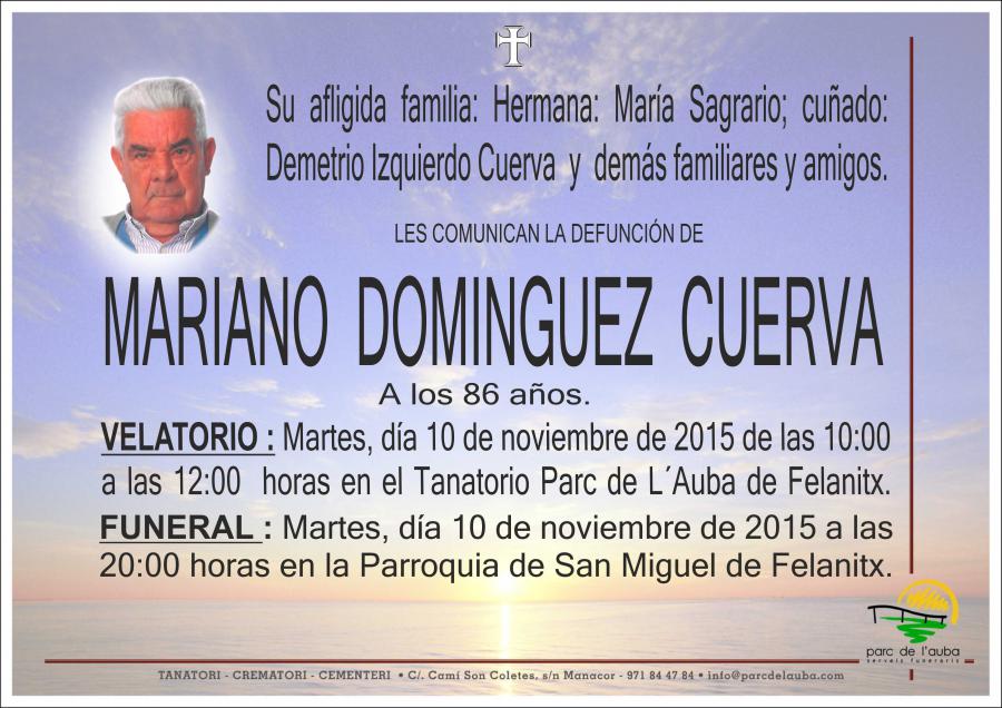 MARIANO DOMINGUEZ CUERVA