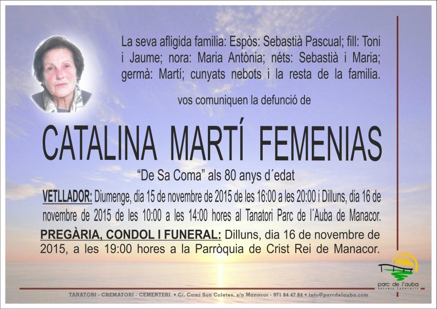 CATALINA MARTÍ FEMENIAS