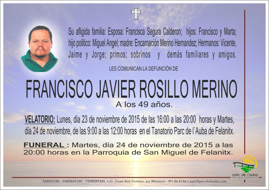 FRANCISCO JAVIER ROSILLO MERINO