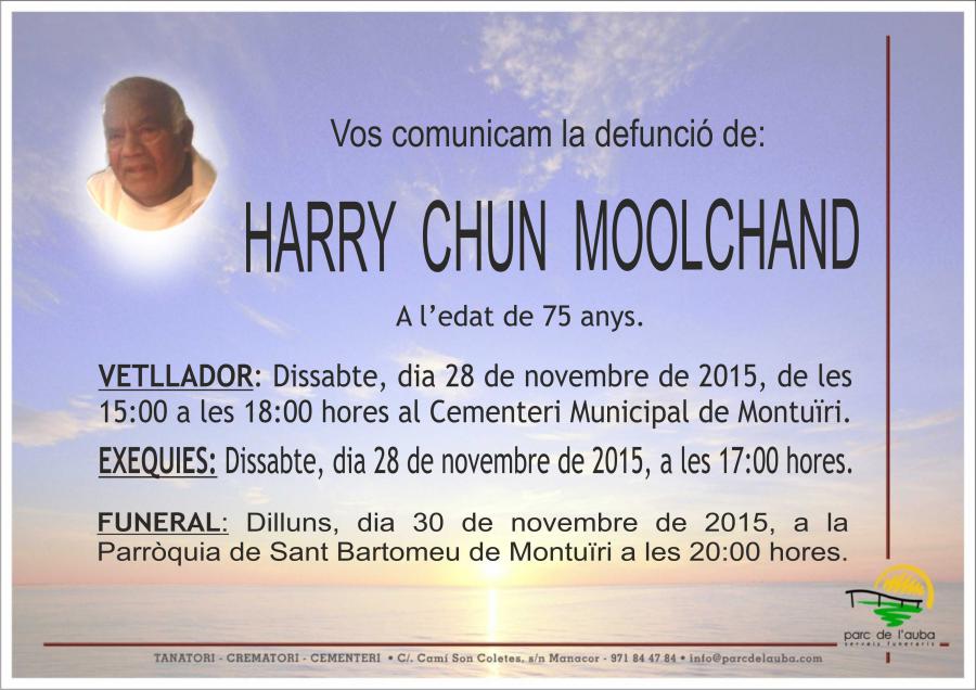 HARRY CHUN MOOLCHAND