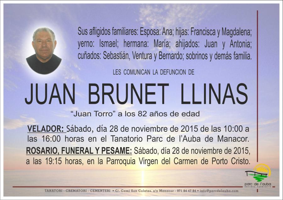JUAN BRUNET LLINAS