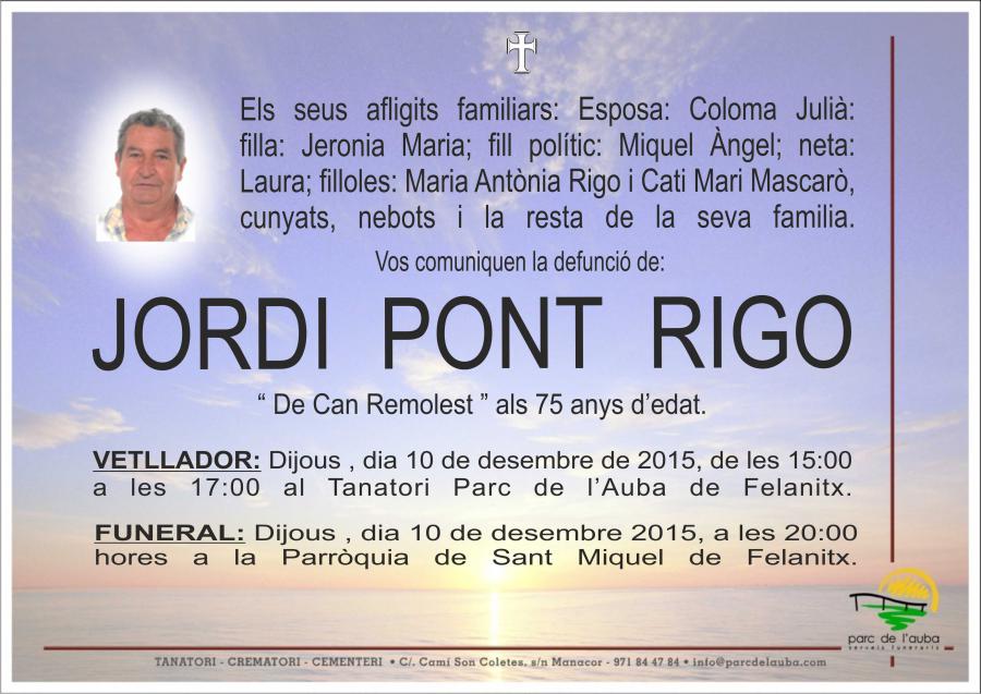 JORDI PONT RIGO