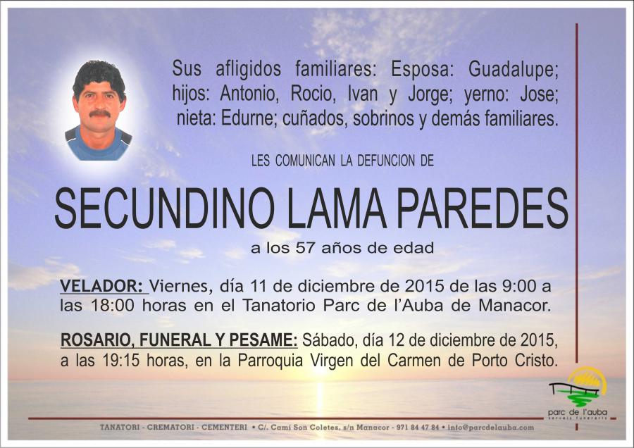 SECUNDINO LAMA PAREDES