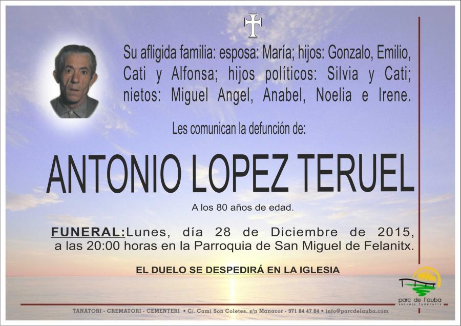 ANTONIO LOPEZ TERUEL