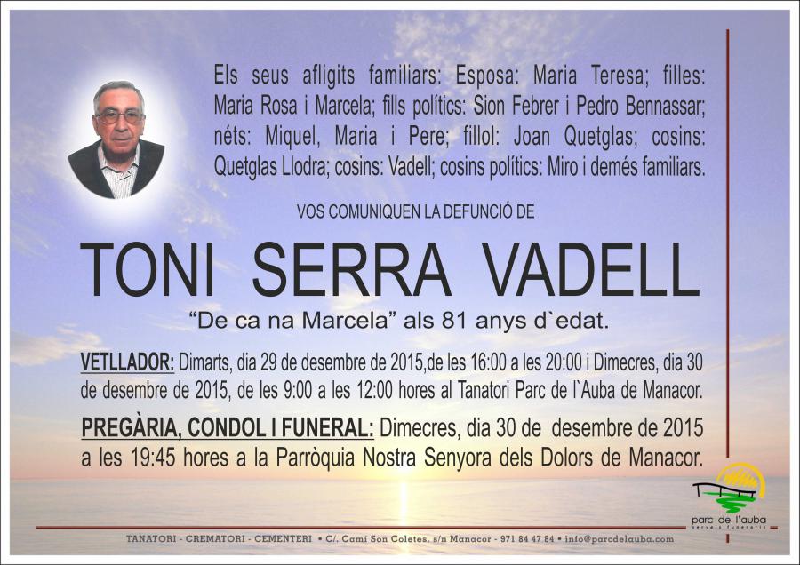 TONI SERRA VADELL