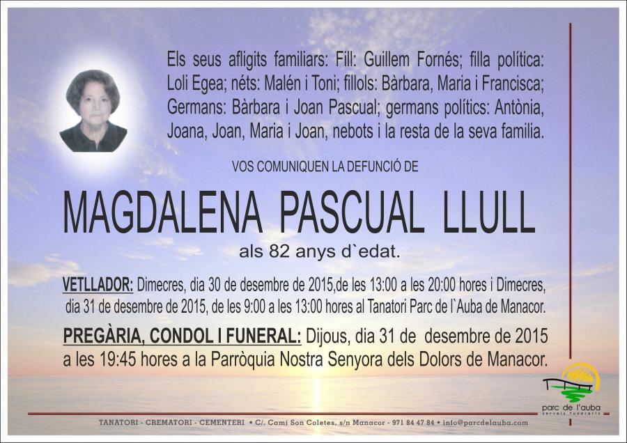 MAGDALENA PASCUAL LLULL