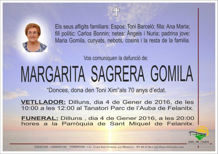 MARGARITA SAGRERA GOMILA