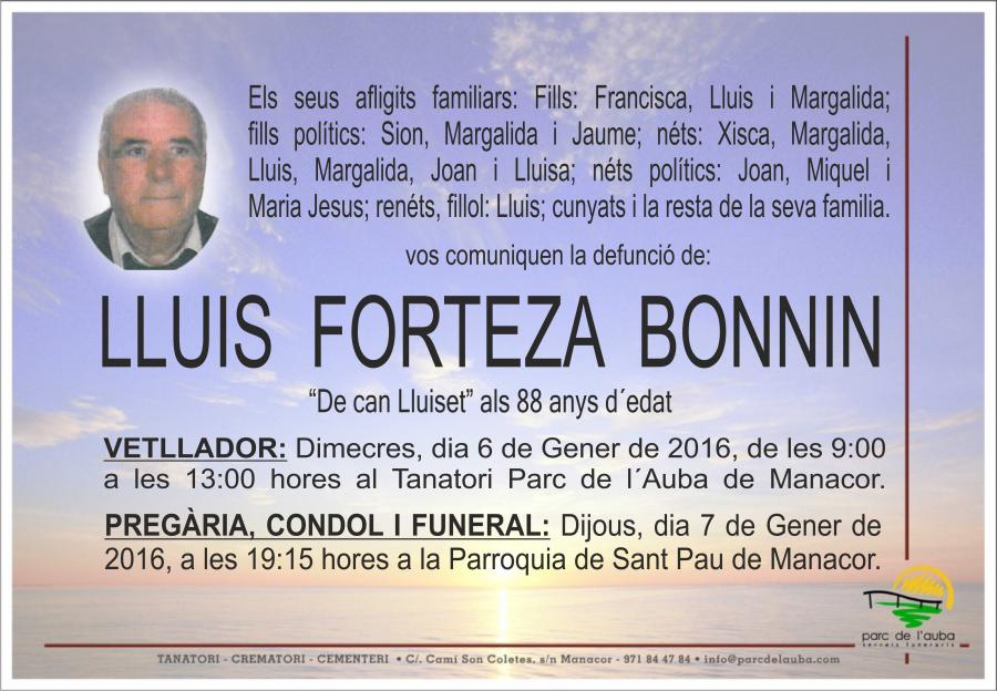 LLUIS FORTEZA BONNIN