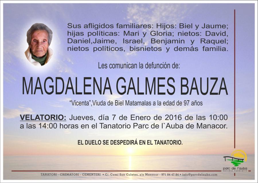 MAGDALENA GALMES BAUZA