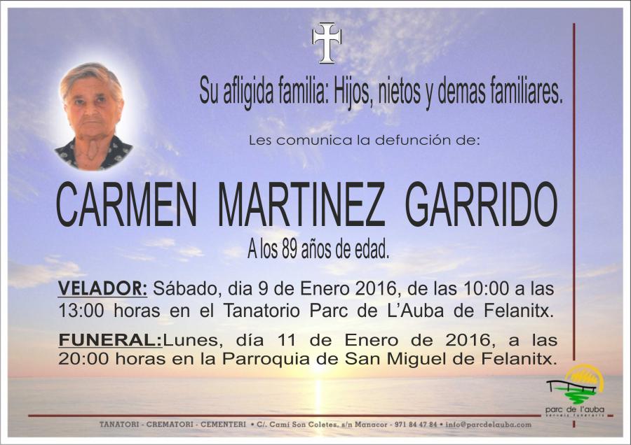 CARMEN MARTINEZ GARRIDO