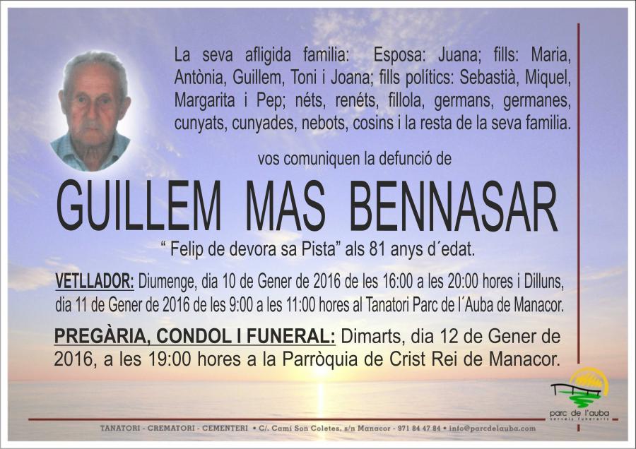 GUILLEM MAS BENNASAR