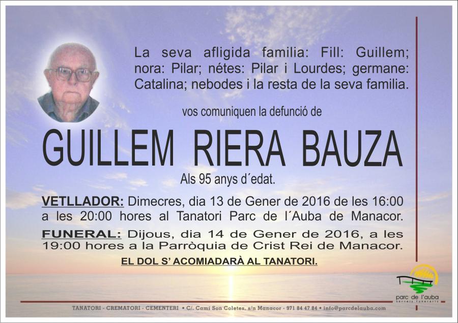 GUILLEM RIERA BAUZA