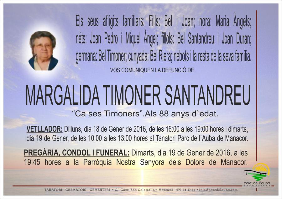 MARGALIDA TIMONER SANTANDREU