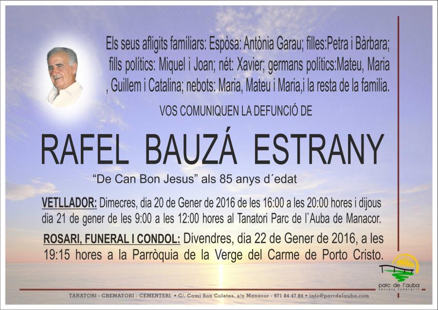 RAFEL BAUZÁ ESTRANY