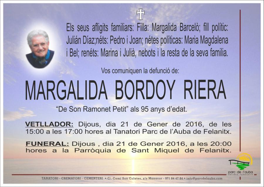 MARGALIDA BORDOY RIERA