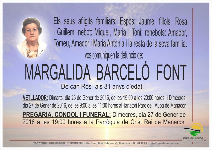 MARGALIDA BARCELÓ FONT